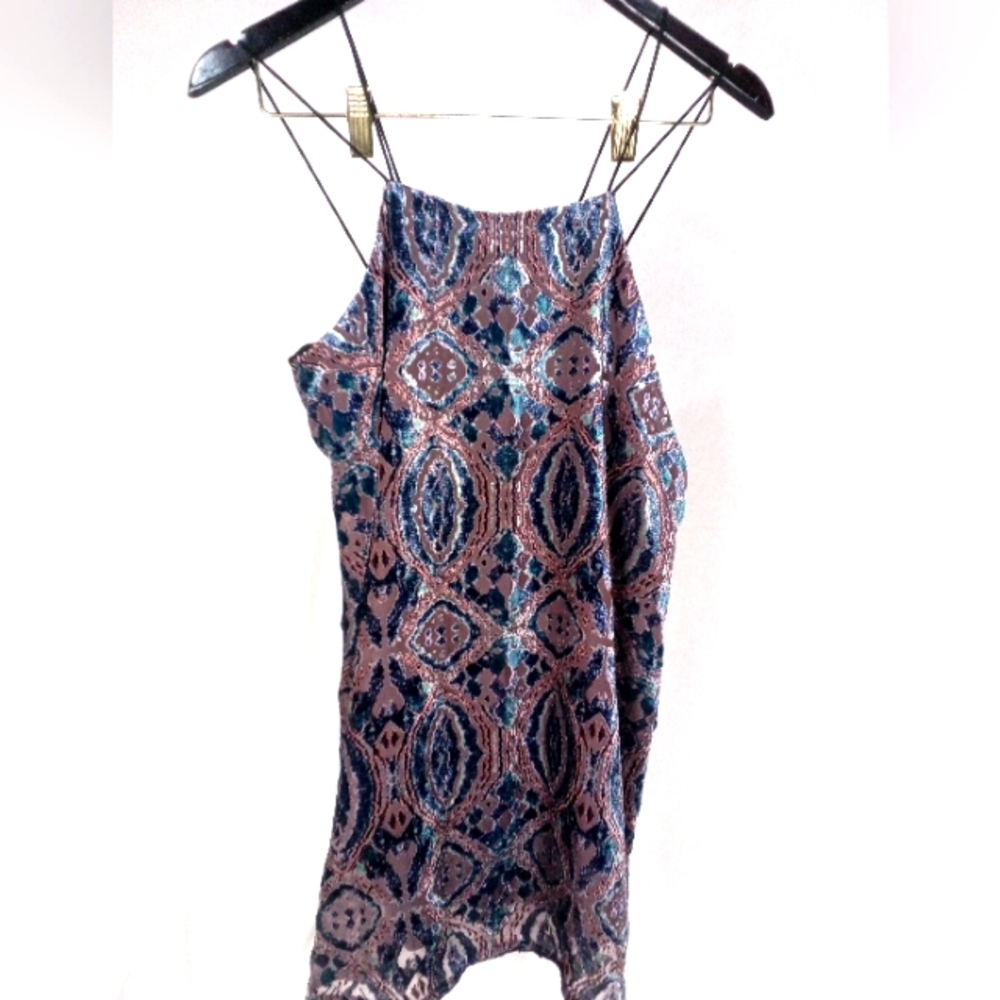 Ecote Strapp, Sheer, Layered Juniors Dress Size small